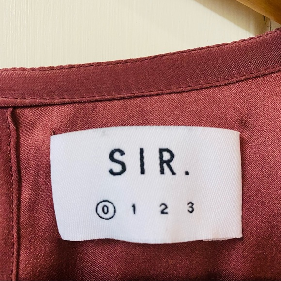 🌱 SIR THE LABEL Sz 0 (6-8) Layered Cocktail Dress - Picture 4 of 7